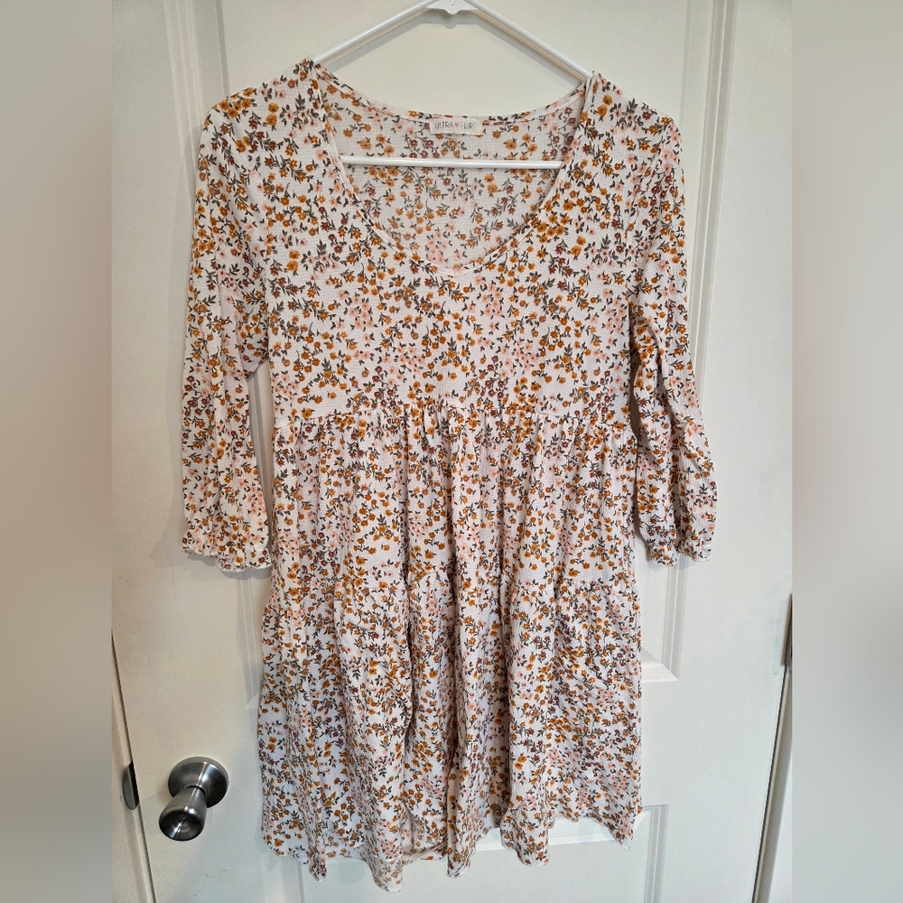 Ultra Flirt Floral Dress - Floral